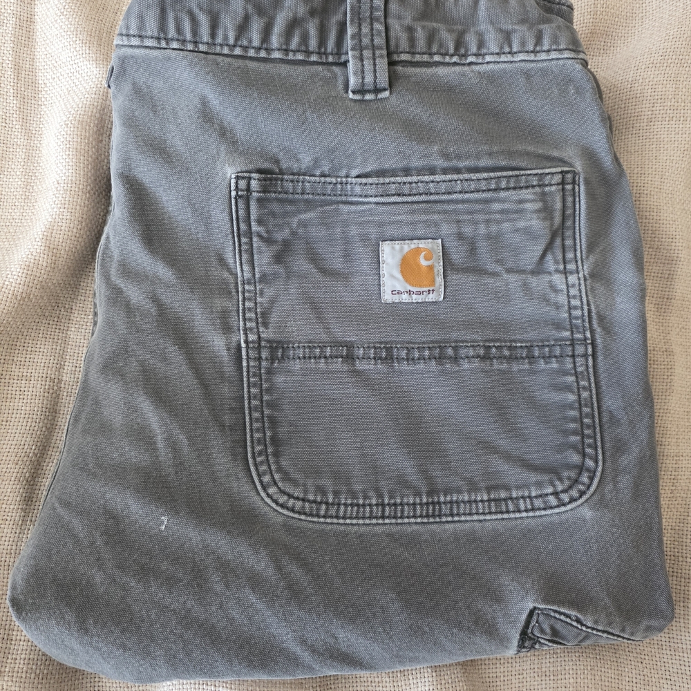 Carhartt double-knee‎ work pants  Double Knee Carpenter Relaxed Fit Gray 40x32